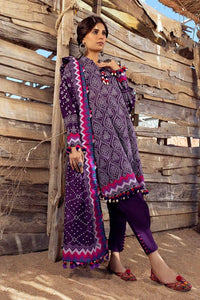 Gul Ahmed Chunri Embroidered Lawn Unstitched 3Pc Suit CL-42033A