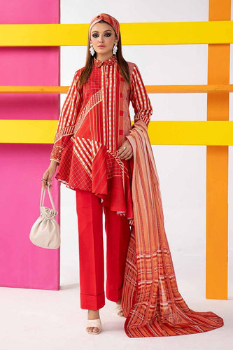 Gul Ahmed Printed Lawn Unstitched 3Pc Suit CL-42147