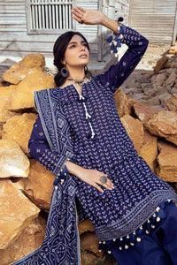 Gul Ahmed Chunri Embroidered Lawn Unstitched 3Pc Suit CL-42017A