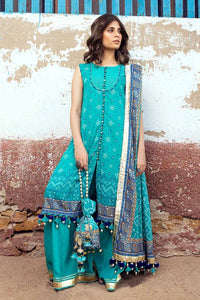 Gul Ahmed 3 Piece Gold Printed Lawn Unstitched Suit CL-42013 A