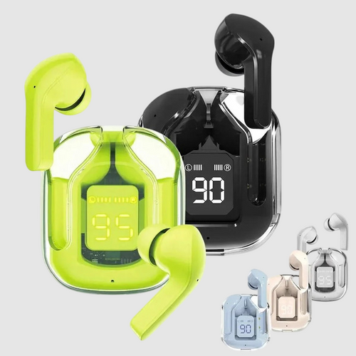Air 31 Earbuds Wireless Crystal Transparent Body ( Random Color )