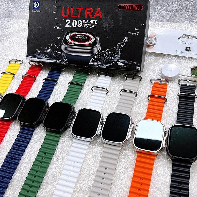T10 Ultra Full Touch Screen Bluetooth  Wireless Charging Smart Watch