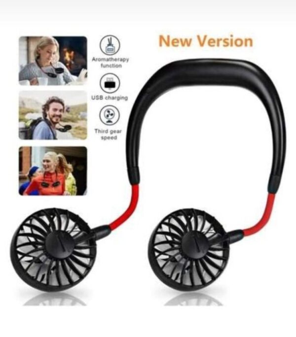 Neck Fan Adjustment Hands-free Hanging Rechargeable Mini