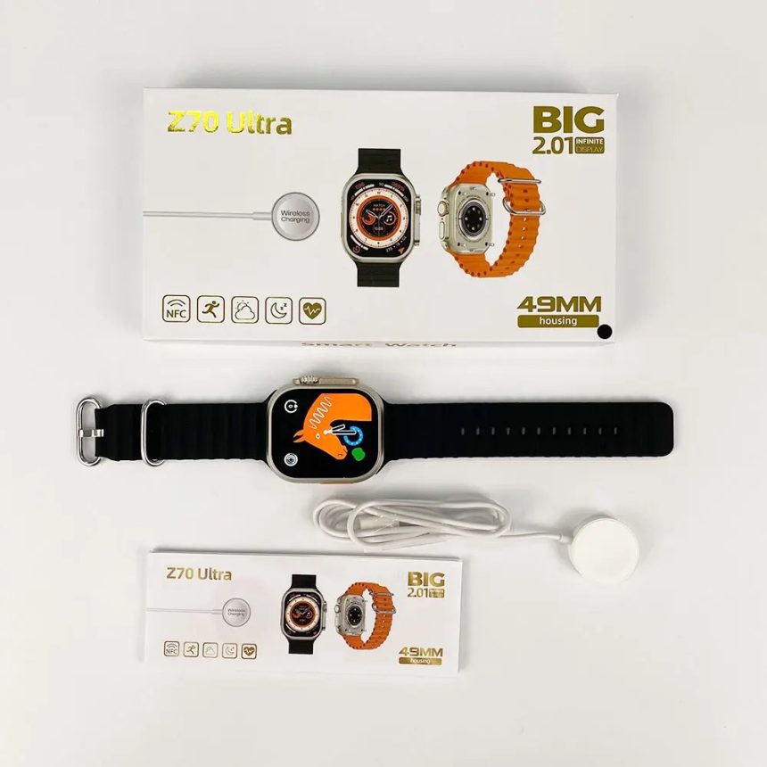 Z70 Ultra Full Touch Screen Series 8 Wireless Charging Smart Watch