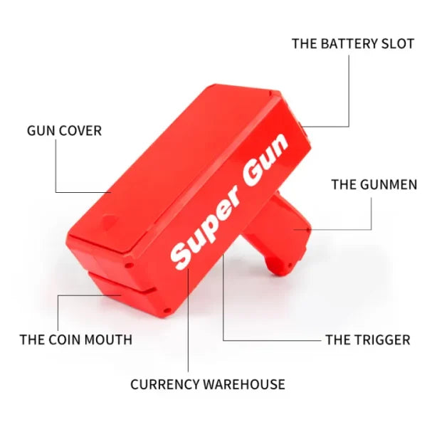 Rain Money Gun_ Paper Playing Spray Money Toy Gun