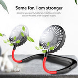 Neck Fan Adjustment Hands-free Hanging Rechargeable Mini