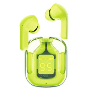 Air 31 Earbuds Wireless Crystal Transparent Body ( Random Color )