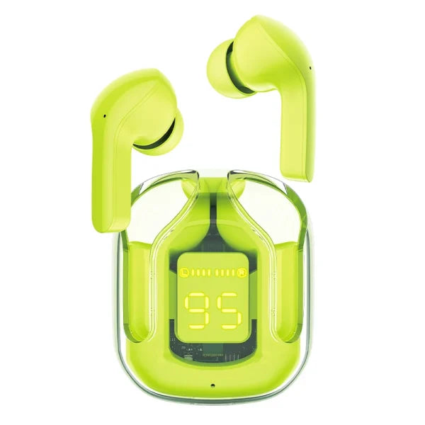 Air 31 Earbuds Wireless Crystal Transparent Body ( Random Color )