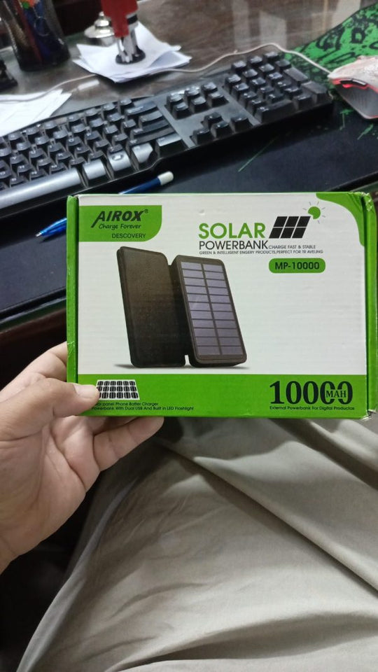 Mp-10000 Airox Solar Power Bank – Sustainable Energy