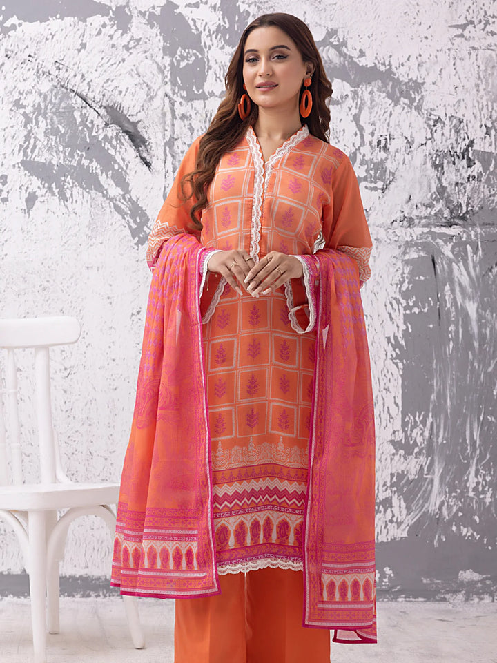 Gul Ahmed Regalia Printed Lawn Unstitched 3Pc Suit RG-32149