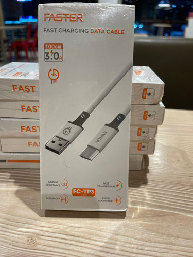 FASTER CABLE ( MICRO , LIGHTNING , TYPE C )